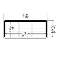 Shire Wooden 5x2 Log Store 7 Shire Wooden 5x2 Log Store -Hozelock Shop shire wooden 5x2 log store5060490130347 02t bq