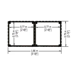 Shire Wooden Bin Storage -Hozelock Shop shire wooden bin storage5060490133256 02t bq