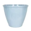 Southern Patio Sullivan Blue Polypropylene (PP) & Polystyrene (PS) Motif Emblem Round Plant Pot (Dia)40.2cm