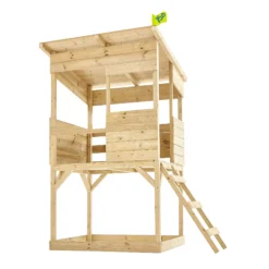 TP Toys 8x7 Tree Top Timber Tower Slide Playhouse Assembly Required -Hozelock Shop tp toys 8x7 tree top timber tower slide playhouse assembly required5021854803543 01c bq