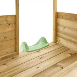 TP Toys 8x7 Tree Top Timber Tower Slide Playhouse Assembly Required -Hozelock Shop tp toys 8x7 tree top timber tower slide playhouse assembly required5021854803543 06c bq