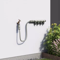 Verve 4-way Hose Pipe Connector -Hozelock Shop verve 4 way hose pipe connector5059340251066 01i