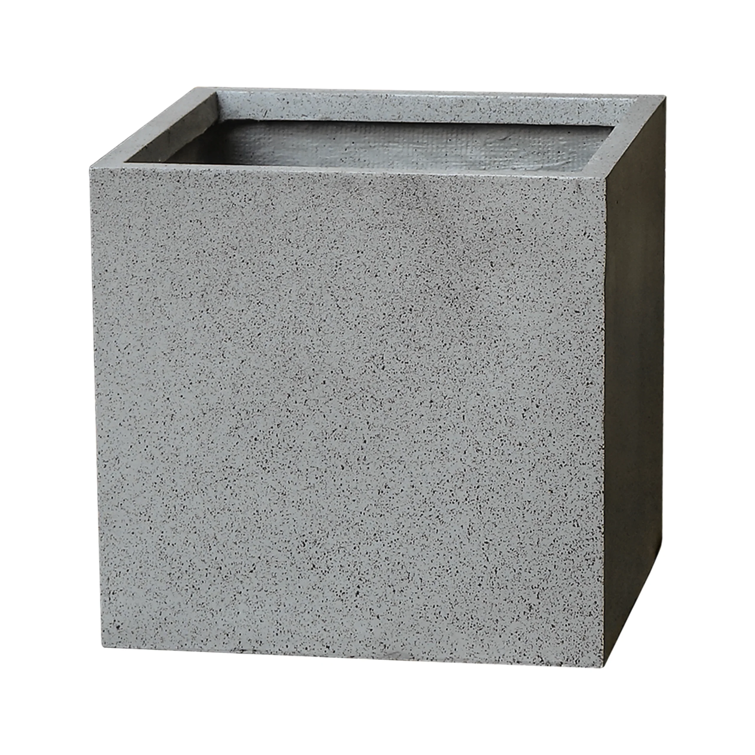 Verve Abava Grey Terrazzo Square Planter 1 Verve Abava Grey Terrazzo Square Planter