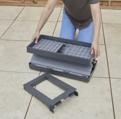 Verve Grey Rectangular Planter, Set 15 Verve Grey Rectangular Planter, Set -Hozelock Shop verve grey rectangular planter set5059340328881 21i