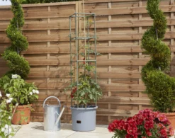 Verve Grey Round Planter -Hozelock Shop verve grey round planter5059340328898 01i