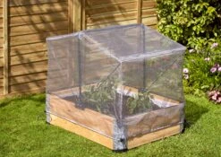 Verve Kitchen Garden Grey Polyphenylene Ether (PPE) & Steel Easy Access Grow Cover, (L)0.8m (W)0.6m -Hozelock Shop verve kitchen garden grey polyphenylene ether ppe steel easy access grow cover l 0 8m w 0 6m3663602760245 03bq