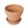 Verve Laleh Terracotta Circular Plant Pot (Dia)13.5cm, Pack Of 3