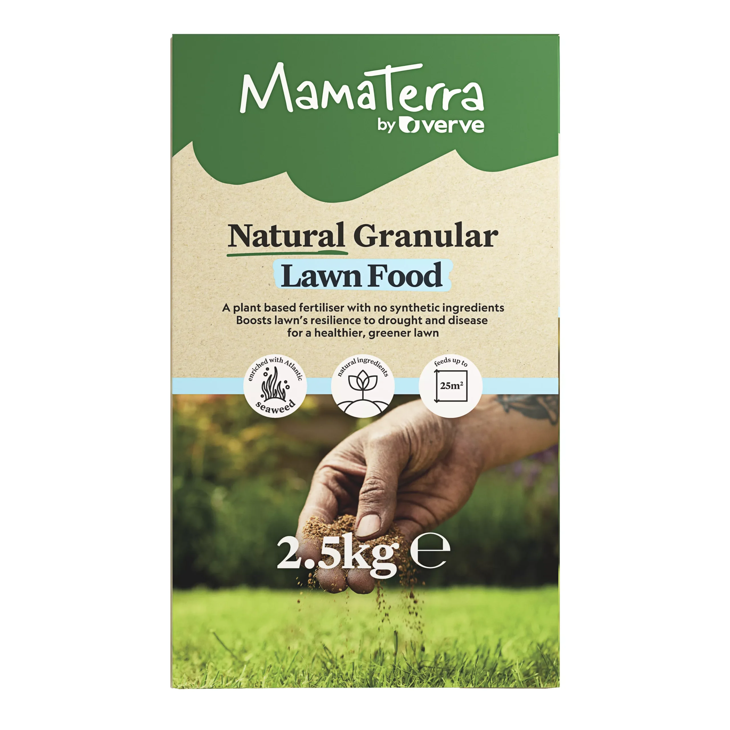 Verve Mamaterra Lawn Feed Granules 100m² 2.5kg 1 Verve Mamaterra Lawn Feed Granules 100m² 2.5kg