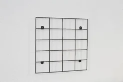 Verve Matt Black Metal Wall Rack -Hozelock Shop verve matt black metal wall rack5059340327891 01i
