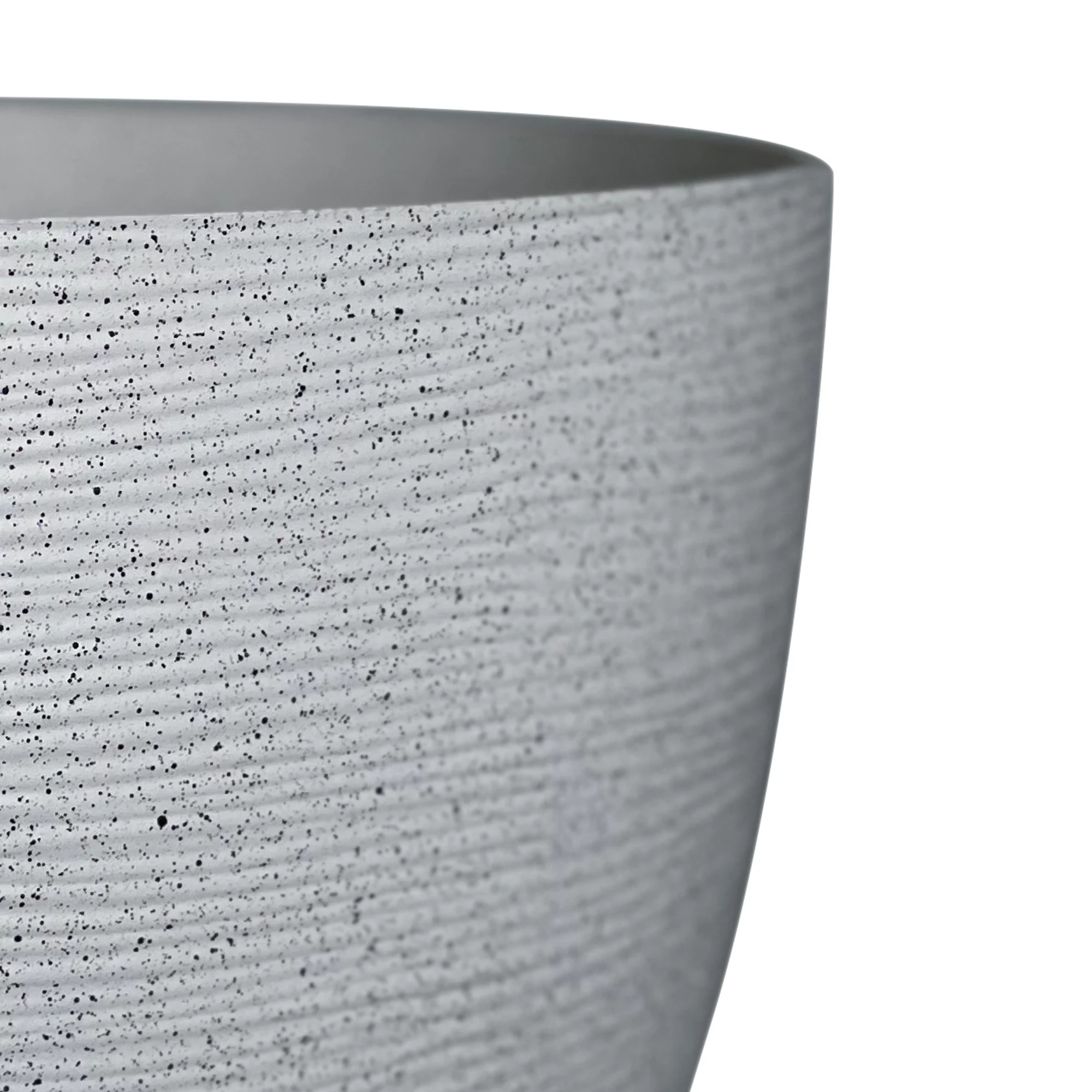 Verve Momoka Taupe Polypropylene (PP) Round Plant Pot (Dia)30cm 2 Verve Momoka Taupe Polypropylene (PP) Round Plant Pot (Dia)30cm - Image 2