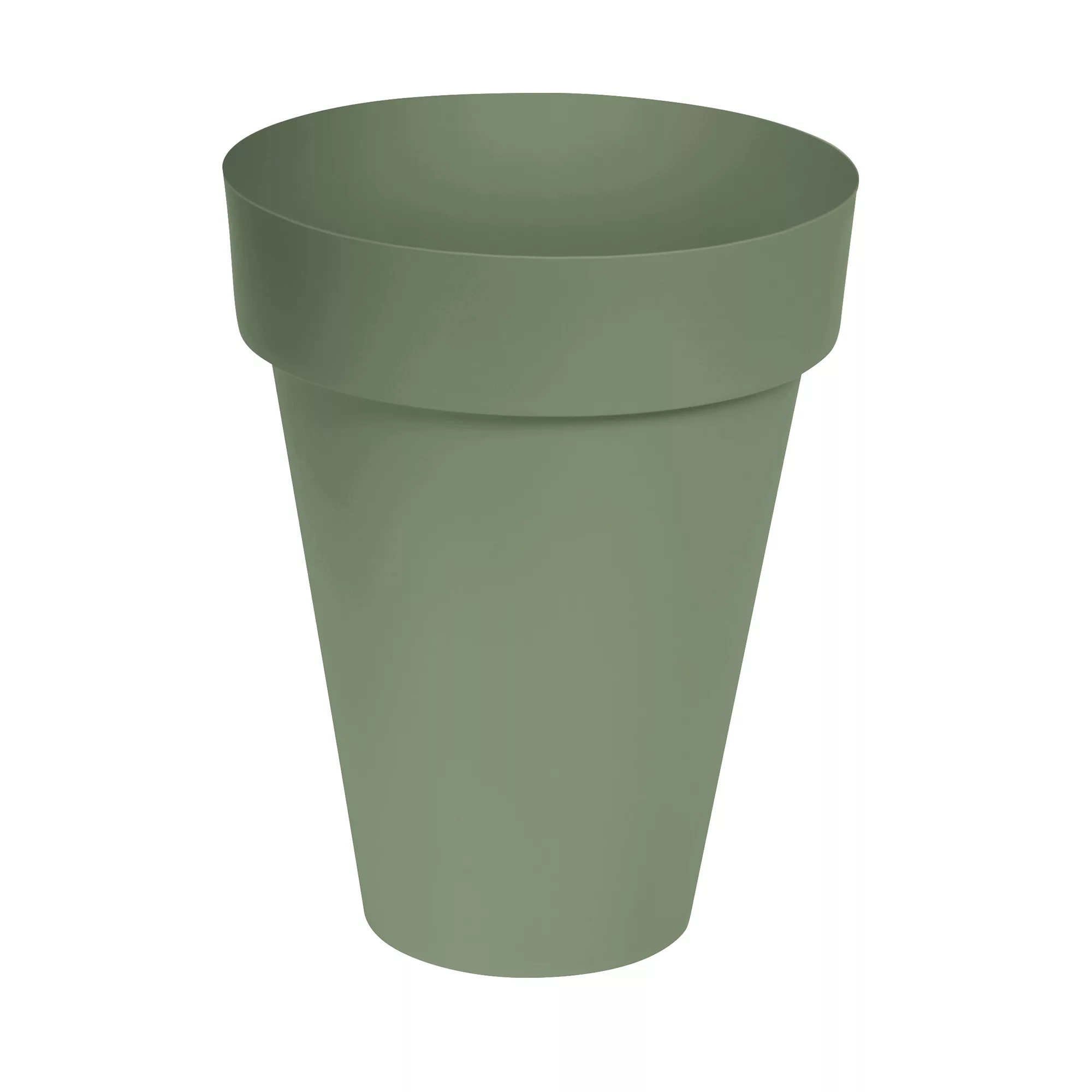 Verve Nurgul Deep Lichen Green Polypropylene (PP) Round Plant Pot (Dia)46cm 1 Verve Nurgul Deep Lichen Green Polypropylene (PP) Round Plant Pot (Dia)46cm
