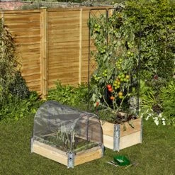 Verve Small Pine & Steel Rectangular Raised Bed Kit 0.48m² -Hozelock Shop verve small pine steel rectangular raised bed kit 0 48m 3663602760214 02bq